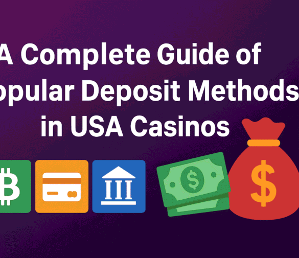 A Complete Guide of Popular Deposit Methods in USA Casinos
